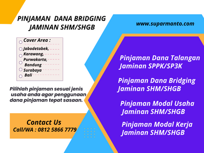 Dana Bridging Jaminan SHM/SHGB di Bandung