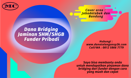 Penyediaan Dana Funder Jaminan SHM/HGB